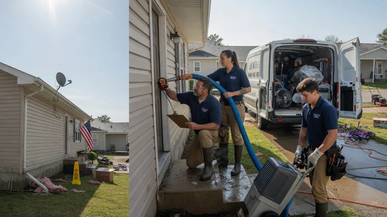 Ceiling Water Damage Restoration in Sterlington, LA near me